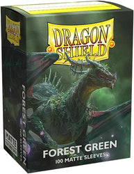 100ct Matte Sleeves - Standard Size - Forest Green