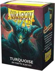 100ct Matte Sleeves - Standard Size - Turquoise