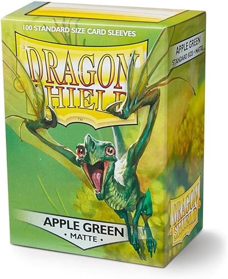 100ct Matte Sleeves - Standard Size - Apple Green
