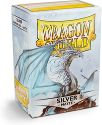 100ct Matte Sleeves - Standard Size - Silver