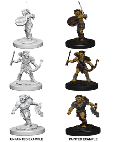 D&D NMM W01 Goblins (3) unpainted miniatures