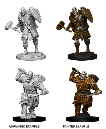 D&D NMM W07 Goliath Male Fighter unpainted miniature