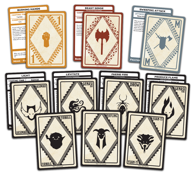 Dungeons & Dragons Spellbook Cards: Martial Powers & Races