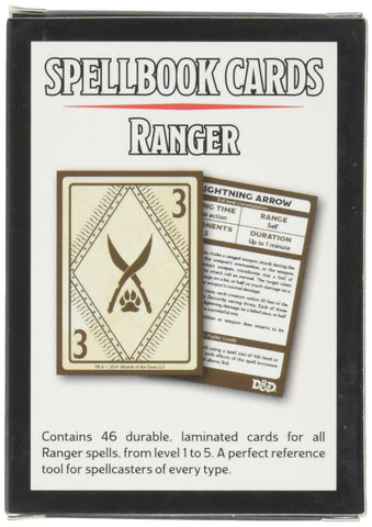 Dungeons & Dragons Spellbook Cards: Ranger