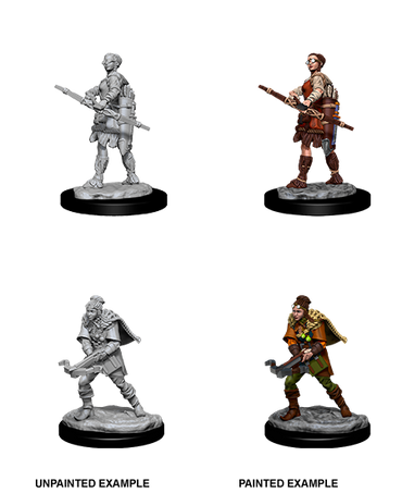 D&D NMM W11 Human Female Ranger unpainted miniatures