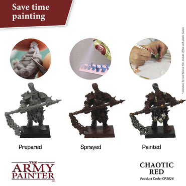 The Army Painter - Colour Spray Primer: Chaotic Red, 402g