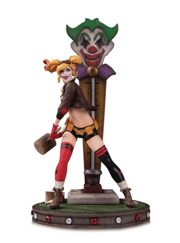 DC Bombshells Harley Quinn Deluxe Statue Version 2