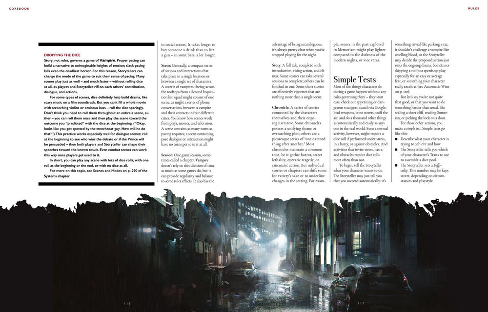 Vampire: The Masquerade 5th Edition RPG Core Rulebook