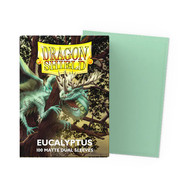 100ct Dual Matte Sleeves - Standard Size - Eucalyptus