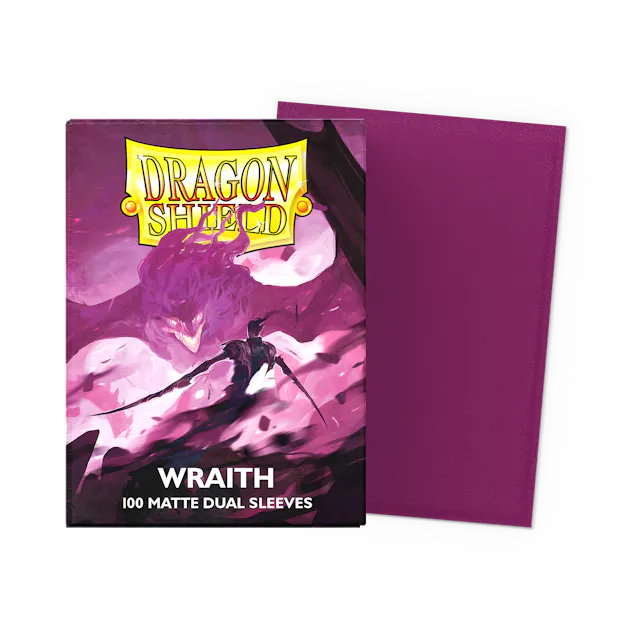 100ct Dual Matte Sleeves - Standard Size - Wraith