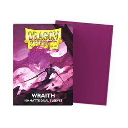 100ct Dual Matte Sleeves - Standard Size - Wraith