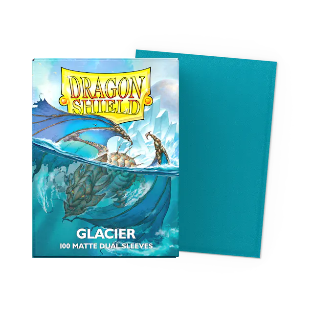 100ct Dual Matte Sleeves - Standard Size - Glacier