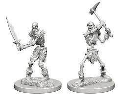 D&D NMM W01 Skeletons unpainted miniatures