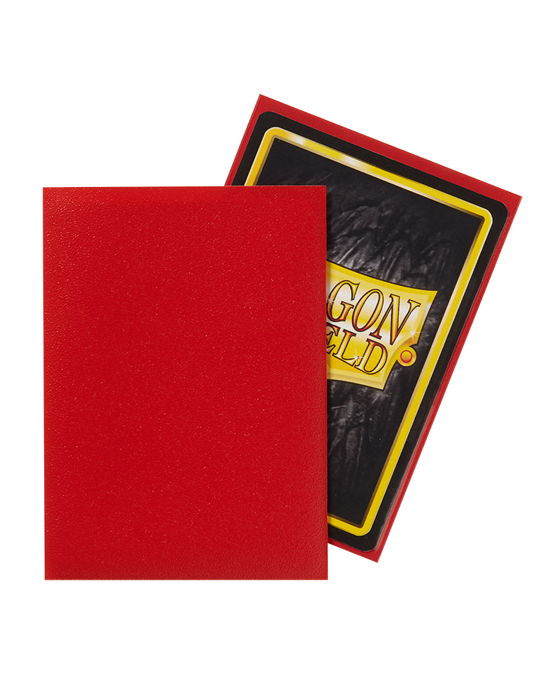 100ct Matte Sleeves - Standard Size - Crimson
