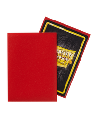 100ct Matte Sleeves - Standard Size - Crimson