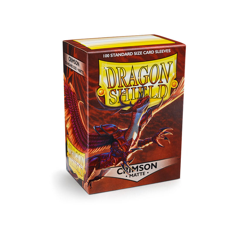100ct Matte Sleeves - Standard Size - Crimson
