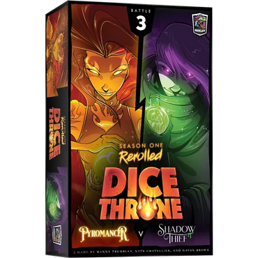 Dice Throne: Pyromancer vs. Shadow Thief