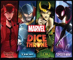Marvel Dice Throne: 4-Hero Box (Scarlet Witch, Thor, Loki, and Spider-Man)