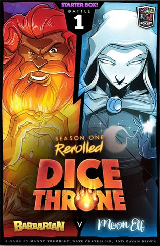 Dice Throne: Barbarian vs. Moon Elf
