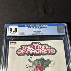 Marvel X-Men: The Trial of Magneto #1 2021 Peach Momoko Variant CGC 9.8
