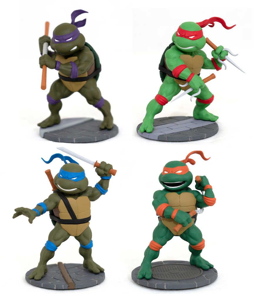 Sdcc 2023 Teenage Mutant Ninja Turtles Retro D-Formz Box Set