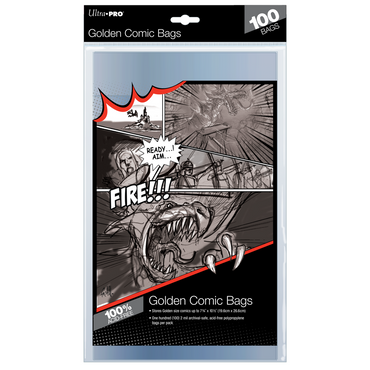 Ultra PRO: Comic Bags - Golden Age Size (7-3/4" X 10-1/2" / 100-Pack)