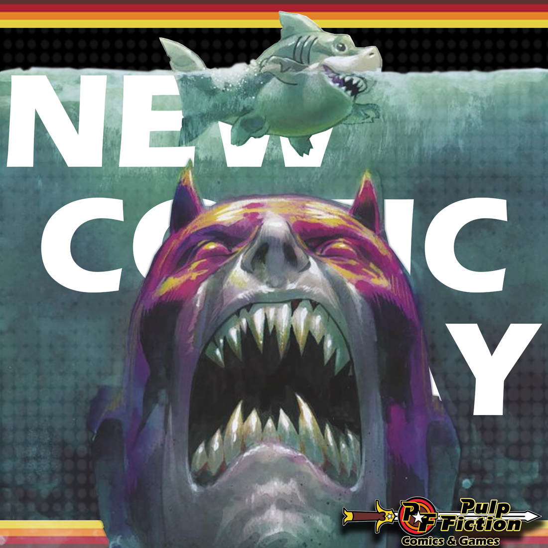 The Adventures of Jeff the Land Shark Continue | New Comics | 18 February