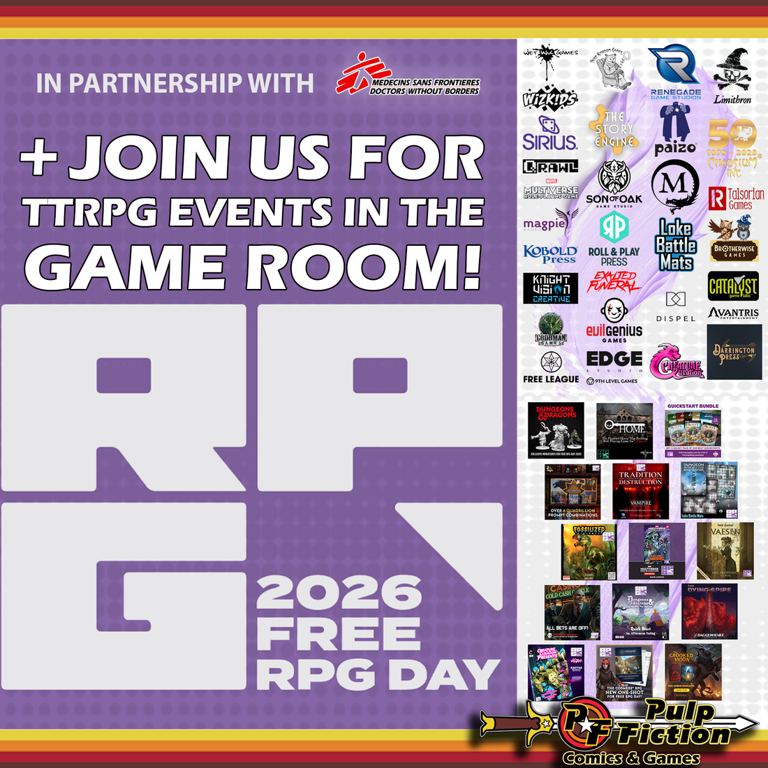 Join Us for FREE RPG Day This Saturday!