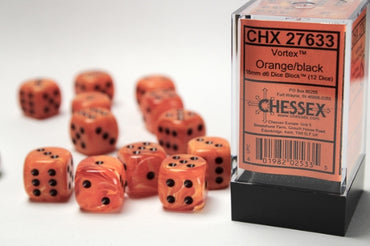 Vortex: 16mm Pip D6 Burgundy/Gold (12)