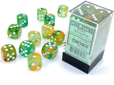 Nebula: 16mm Pip D6 Spring/White (12)