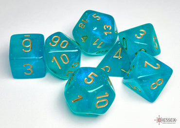 Borealis Teal/Gold 7 Die Set