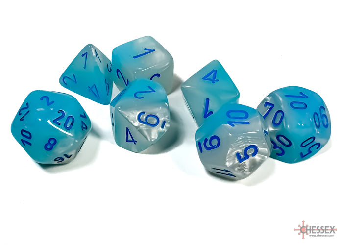 Gemini Pearl Turqoise-white/blue