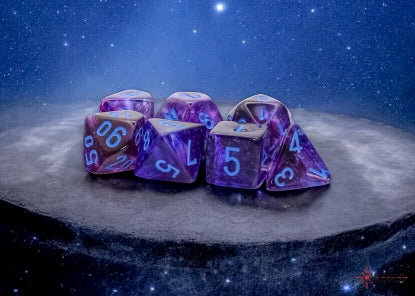 Nebula: Mega-hedral Nocturnal/blue 7-Die Set