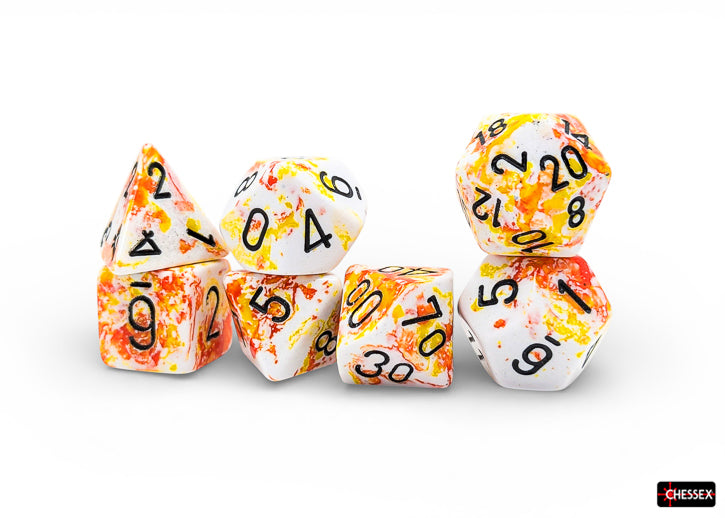 Brush Polyhedral Sunrise/black 7-Die Set