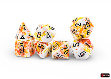 Brush Polyhedral Sunrise/black 7-Die Set