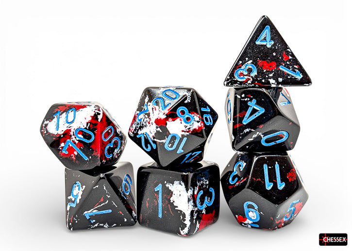 Chessex: Brush Dice Dark Side 7 Die Set