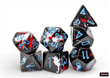 Chessex: Brush Dice Dark Side 7 Die Set