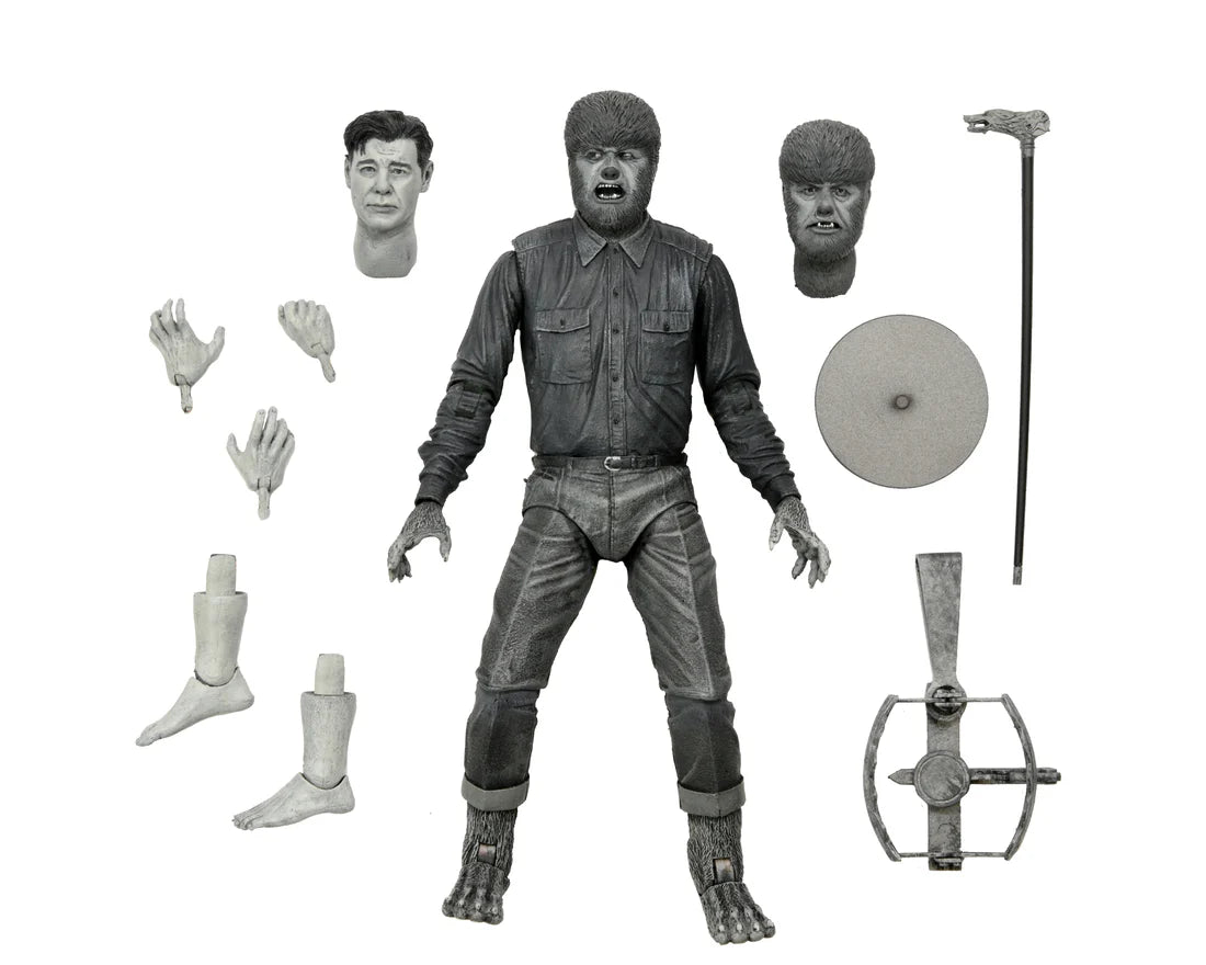 NECA The Wolf Man (Black and White Version)