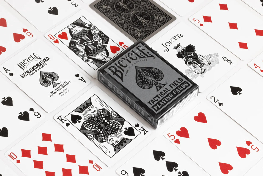 Playing Cards: Bicycle: Tactical Field (Black)