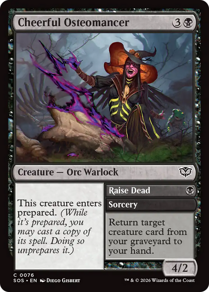 Cheerful Osteomancer [Secrets of Strixhaven]
