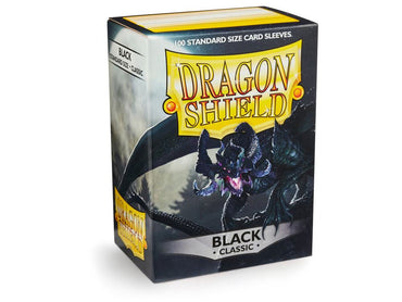 Dragon Shield Sleeves: Standard Classic - Black 100CT
