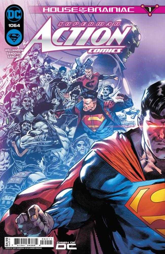 Action Comics #1064 Cover A Rafa Sandoval Connecting (House Of Brainiac)