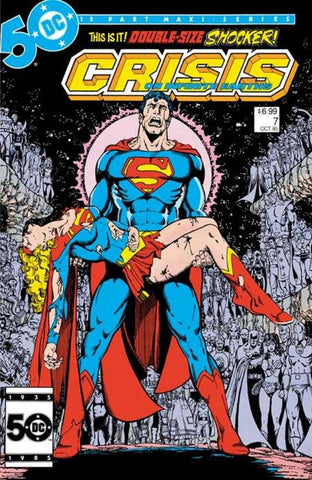 Crisis On Infinite Earths #7 Facsimile Edition Cover B George Perez Foil Variant