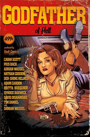 Godfather Of Hell #1 (Of 4) Cover B Nathan Gooden Pulp Fiction Homage Variant