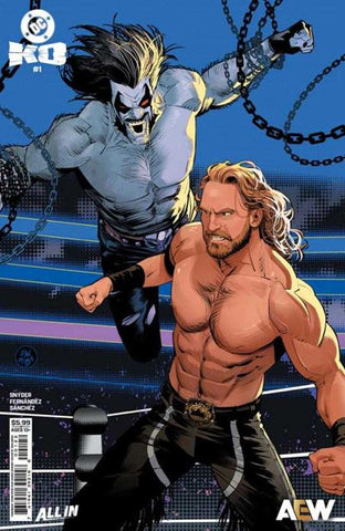 DC K.O. #1 (Of 5) Cover K Dan Mora Hangman Adam Page Aew Cameo Card Stock Variant