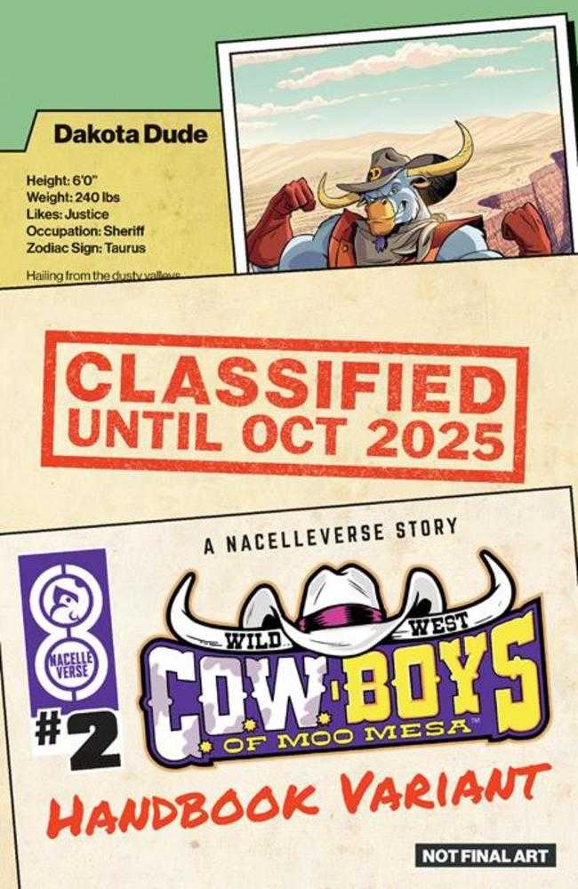 Wild West Cow Boys Of Moo Mesa #2 (Of 4) Cover C Ajit Jothikumar Handbook Variant