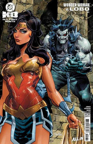 DC K.O. Wonder Woman vs Lobo #1 (One Shot) Cover B Dan Panosian Card Stock Variant