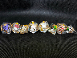 Final Fantasy Good King Moggle Mog XII Hand Painted 7-Die Set (+ Bonus d6)