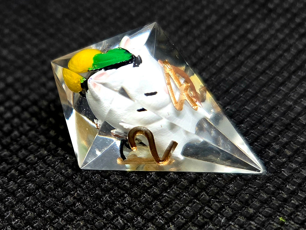 Final Fantasy Good King Moggle Mog XII Hand Painted 7-Die Set (+ Bonus d6)