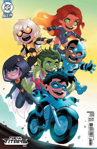 New Titans #34 Cover C Stephen Byrne Card Stock Variant